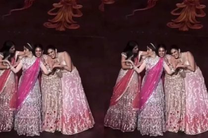 Radhika Merchant grooves with Nita Ambani, Isha Ambani and Shloka Ambani on Parineeti Chopra's Drama Queen at the sangeet ceremony | Hindi Movie News