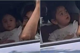 Ranbir Kapoor and Alia Bhatt's daughter Raha Kapoor looks grown up as she goes for a ride with 'chachu' Ayan Mukerji | Hindi Movie News