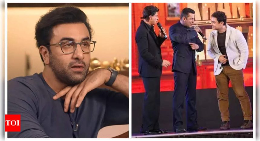 Ranbir Kapoor feels Salman Khan has a 'mischievious childlike quality'; says he admires Aamir Khan's work ethics and Shah Rukh Khan's giving nature |