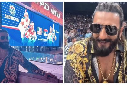 Ranveer Singh enjoys USA vs Serbia basketball match at USABMNT showcase in Abu Dhabi |