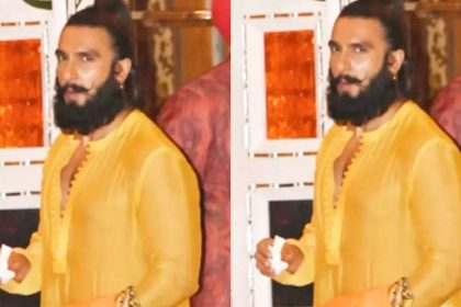 Ranveer Singh enjoys paan at Anant Ambani and Radhika Merchant's haldi ceremony - See photos | Hindi Movie News