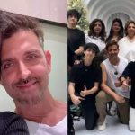 Saba Azad poses with Hrithik Roshan and family in a PIC dropped by 'Ishq Vishq Rebound' star Pashmina Roshan