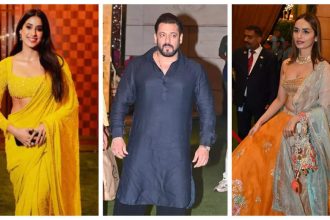 Salman Khan, Janhvi Kapoor, Manushi Chhillar and others grace the star-studded haldi ceremony of Anant Ambani and Radhika Merchant - See photos |