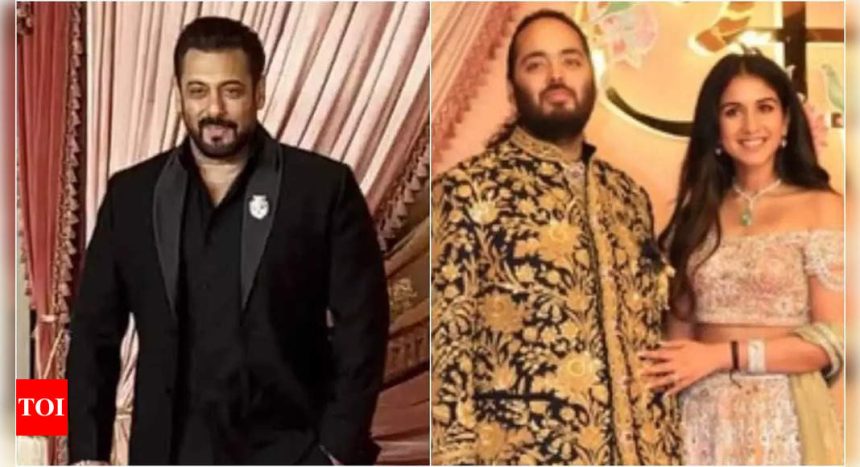 Salman Khan wishes newlyweds Anant Ambani and Radhika Merchant with a heartfelt post | Hindi Movie News