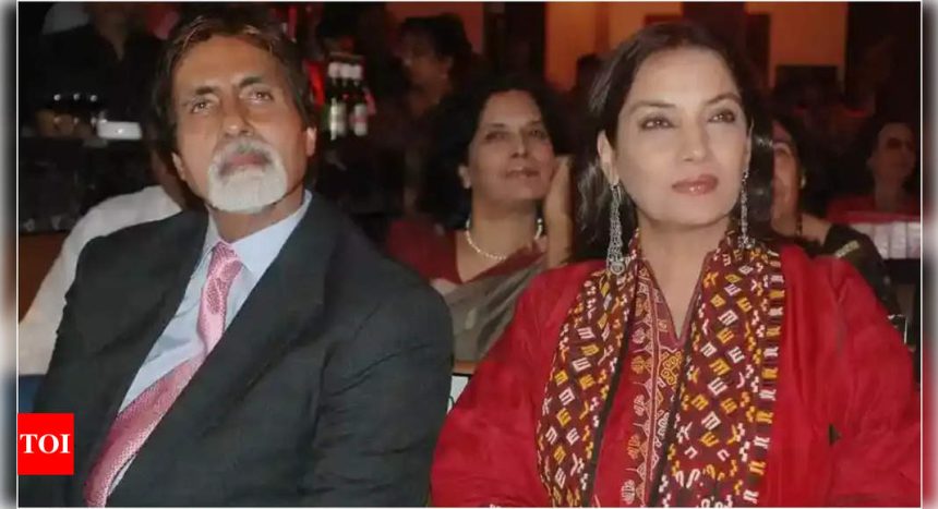 Shabana Azmi credits Amitabh Bachchan for clearing the field for senior actors |