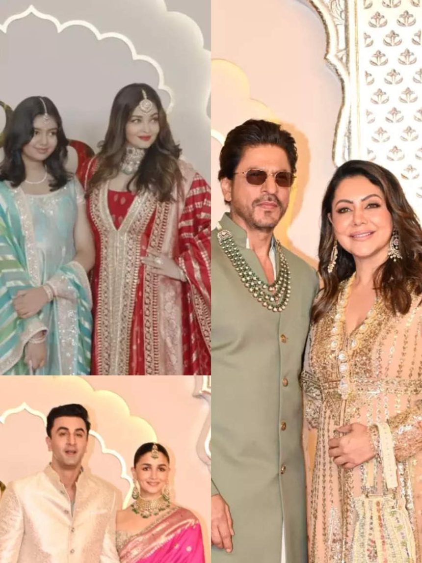 Shah Rukh Khan, Priyanka Chopra, Aishwarya: Best dressed celebs at Anant-Radhika wedding​