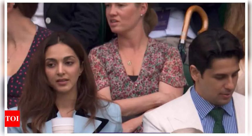 Sidharth Malhotra and Kiara Advani grab eyeballs after they make stylish appearance at Wimbledon 2024 quarter-finals - See photos |