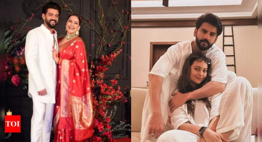 Sonakshi Sinha and Zaheer Iqbal celebrate one-month wedding anniversary with intimate moments at Philippines wellness retreat | Hindi Movie News