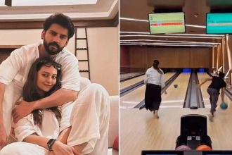 Sonakshi Sinha and Zaheer Iqbal enjoy a game of bowling with friends Aayush Sharma and wife Arpita Khan | Hindi Movie News