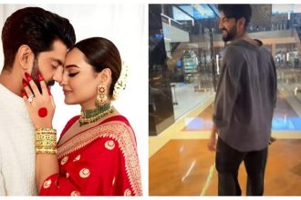 Sonakshi Sinha shares video of Zaheer Iqbal carrying her sandals in hand as they went shopping; calls him 'greenest flag ever' - See photos |