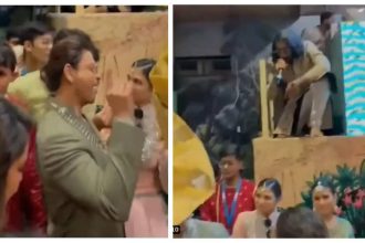 THIS video of Shah Rukh Khan dancing his heart out to Young Shahrukh song by Canadian rapper Tesher at Ambani wedding is simply unmissable! - WATCH |