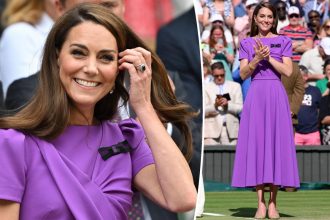 The meaning behind Kate Middleton's purple Wimbledon dress