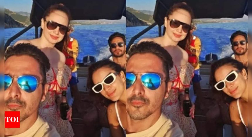 Triptii Dimri shares a boat ride with her rumored boyfriend Sam Merchant and close friends during a beach vacation | Hindi Movie News