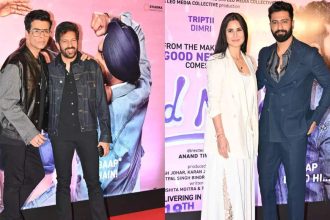 Vicky Kaushal, Katrina Kaif, Karan Johar, Kabir Khan and other celebs arrive for 'Bad Newz' screening in style | Hindi Movie News