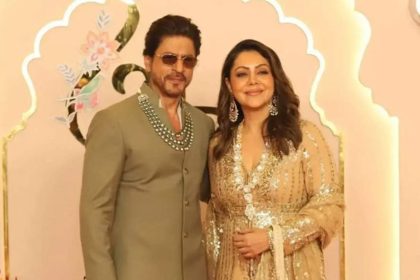 Video of Shah Rukh Khan and Gauri Khan chat-chatting at Anant Ambani and Radhika Merchant's wedding goes viral - WATCH |