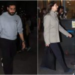 Abhishek Bachchan, Shweta Bachchan Nanda and Jaya Bachchan spotted at Mumbai airport, fans miss Aishwarya Rai Bachchan and Aaradhya | Hindi Movie News