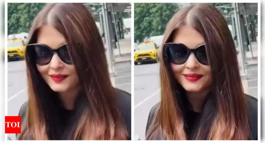 Aishwarya Rai Bachchan's UNSEEN video with fan goes viral after spotting in New York City - WATCH |