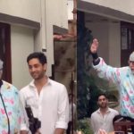 Amitabh Bachchan introduces grandson Agastya Nanda as crowds gather outside his house for 'Sunday darshan', 'The Archies' actor folds his hands in gratitude | Hindi Movie News