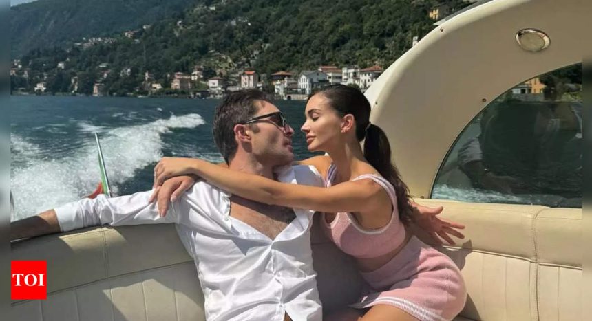 Amy Jackson and Ed Westwick to tie the knot on Italy's Amalfi Coast after two years of dating, share a passionate mid-air kiss | Hindi Movie News