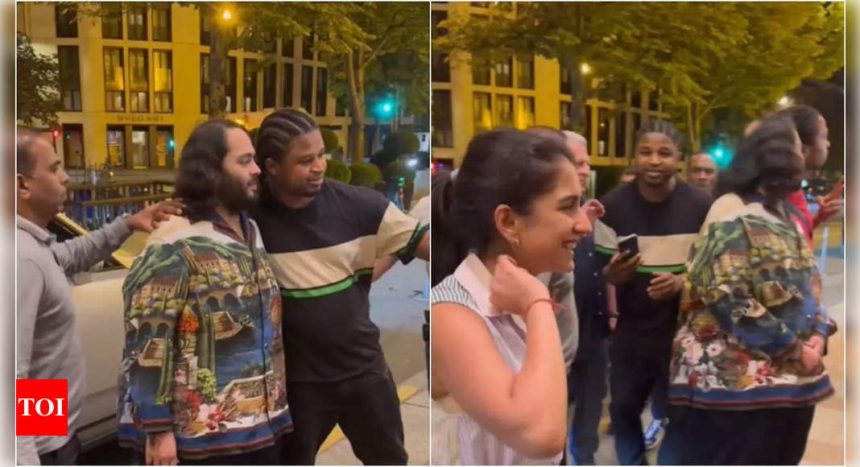 Anant Ambani obliges Paris fans with selfies as Radhika Merchant smiles, Kili Paul and other netizens praise his humility | Hindi Movie News