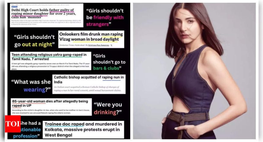 Anushka Sharma stands in solidarity with rape victims; joins social media trend asking 'Is it still her fault?' |