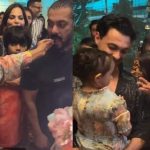 Arpita Khan feeds cake to Salman Khan, he plays adorably with her daughter, Riteish Deshmukh, Genelia Deshmukh share inside VIDEO and PICS | Hindi Movie News