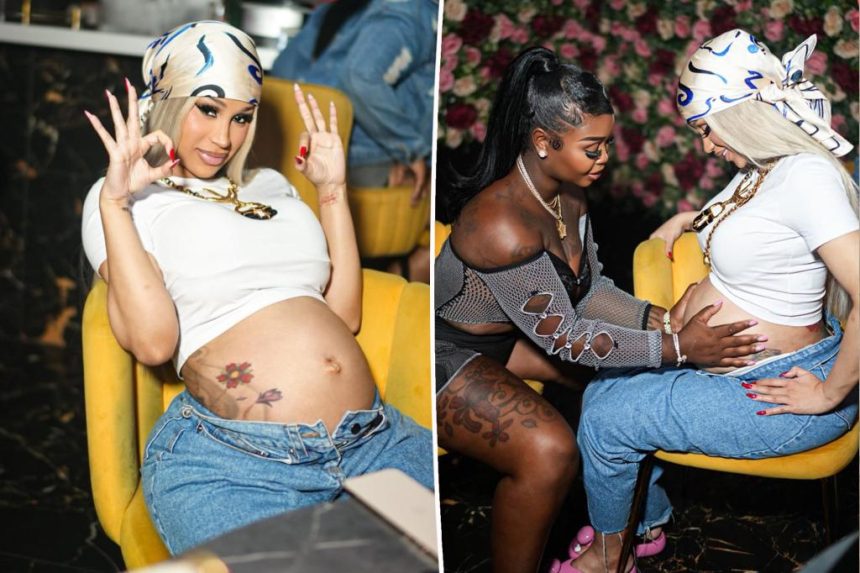 Cardi B shuts down skin bleaching accusations amid third pregnancy