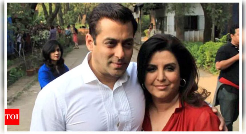 Did you know Farah Khan cried and ran away after watching Salman Khan dance? |