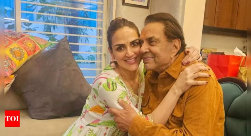 Esha Deol drops adorable PIC with dad Dharmendra from Raksha Bandhan celebrations: 'You are my everything' - PICS inside