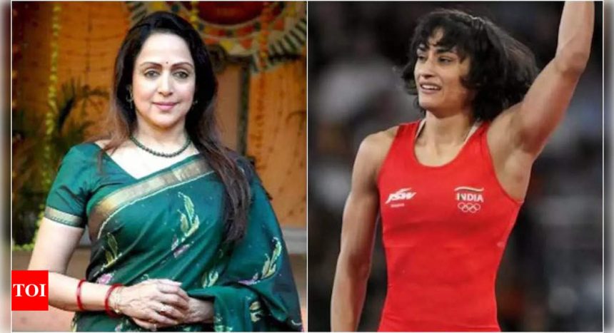 Hema Malini calls Vinesh Phogat 'our heroine of this Olympics' after receiving backlash over initial comments on her weight | Hindi Movie News