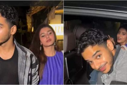 Ishaan Khatter holds rumoured girlfriend Chandi Bainz’s hand on dinner date, couple appears relaxed and happy