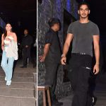 Ishaan Khatter protects rumoured girlfriend Chandni Bainz as they get spotted hand-in-hand post dinner date