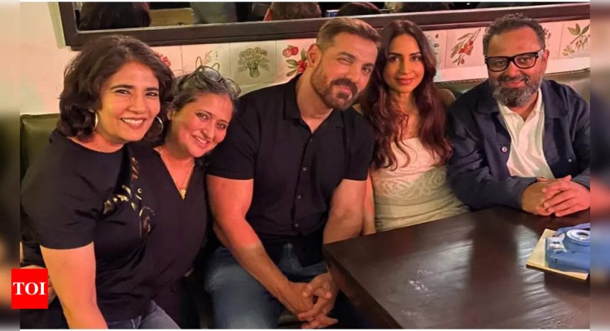 John Abraham and team 'Vedaa' reunite for a celebration: Priya Runchal shares inside pics | Hindi Movie News