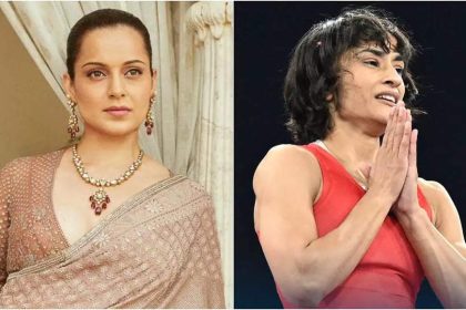 Kangana Ranaut cheers for gold as Vinesh Phogat makes history as first Indian woman in wrestling final at Paris 2024 Olympics: 'She raised the slogans of ‘Modi teri...'' | Hindi Movie News