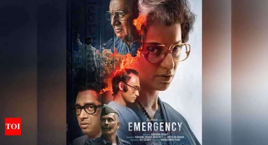 Kangana Ranaut drops new poster of 'Emergency', trailer to be out on this date | Hindi Movie News