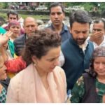 Kangana Ranaut visits flood affected areas in Himachal Pradesh, shares pics, ' Humans are so vulnerable before the nature ' | Hindi Movie News