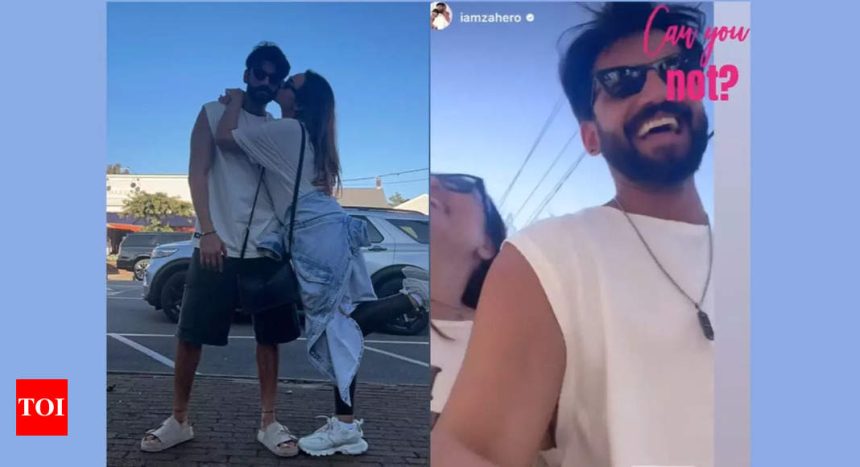 Love is in the air for Sonakshi Sinha and Zaheer Khan as they celebrate '2 months' of their marriage - PICS INSIDE | Hindi Movie News