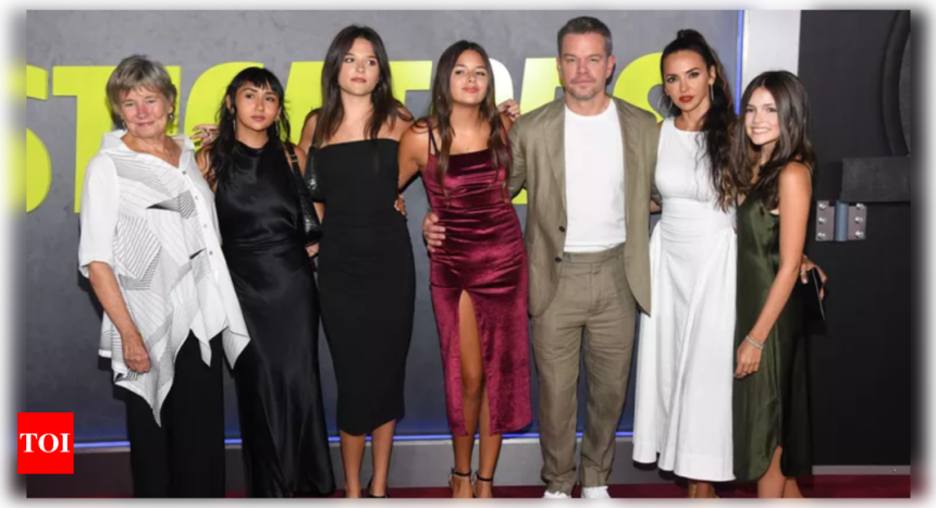 Matt Damon dazzles at the 'The Instigators' premiere with family; reveals how wife Luciana's influence shaped his latest role - See photo |