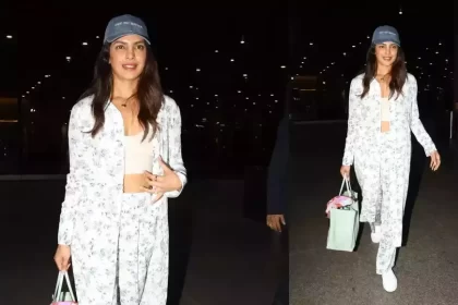 Netizens can’t stop gushing over Priyanka Chopra’s look and fitness as she makes a surprise visit to Mumbai: ‘What does she eat?’ - PICS inside | Hindi Movie News