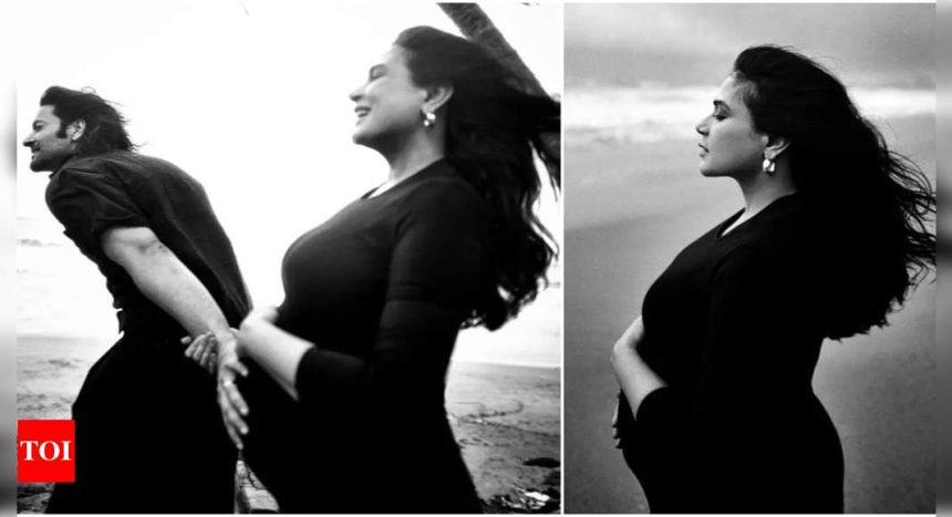 New mother Richa Chadha posts unseen photos from her maternity shoot with Ali Fazal | Hindi Movie News