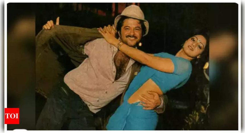 Nostalgia alert! Boney Kapoor shares throwback pic from Mr. India set featuring Anil Kapoor and Sridevi; fans demand a sequel! | Hindi Movie News