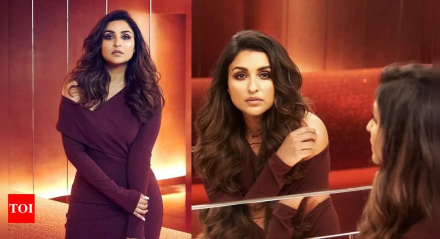 Parineeti Chopra stuns in red bodycon dress, husband Raghav Chaddha calls her 'Gorgeous': See PICS | Hindi Movie News