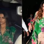 Pregnant Deepika Padukone repeats her green co-ord set for an outing, which she had worn for 'Rocky Aur Rani Kii Prem Kahaani' success party, netizens react | Hindi Movie News