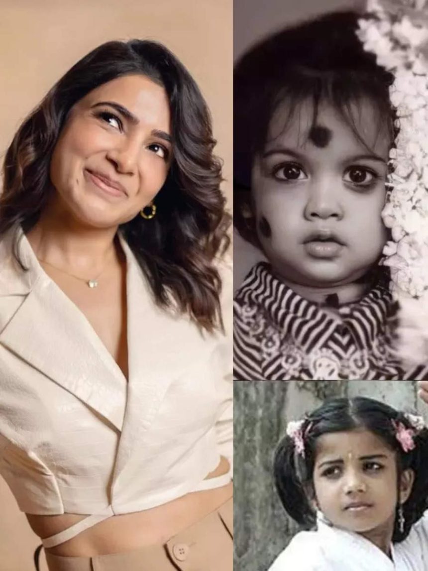 Rare childhood pics of Samantha that will melt hearts