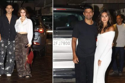 Rhea Chakraborty arrives in style with rumoured boyfriend Nikhil Kamath at Shibani Dandekar’s birthday party | Hindi Movie News