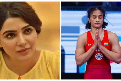 Samantha REACTS as Vinesh Phogat announces retirement from wrestling after being disqualified from the Olympics 2024 | Hindi Movie News