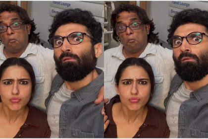 Sara Ali Khan, Aditya Roy Kapur and Anurag Basu's goofy expressions receive hearts from fans