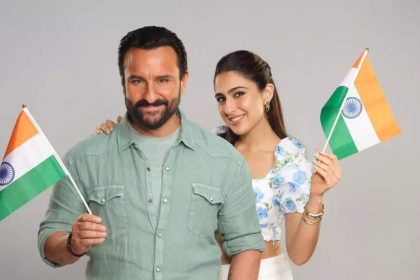 Sara and Saif Ali Khan create a picture-perfect moment on Independence Day! | Hindi Movie News