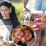 Selena Gomez wears gold ring on left hand amid Benny Blanco engagement rumors