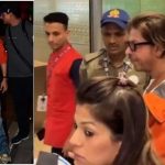 Shah Rukh Khan makes a super stylish appearance at the airport in a red jacket and denims, the internet cannot stop gushing over him! | Hindi Movie News